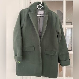 Never worn Dudley Stephen’s green fleece blazer